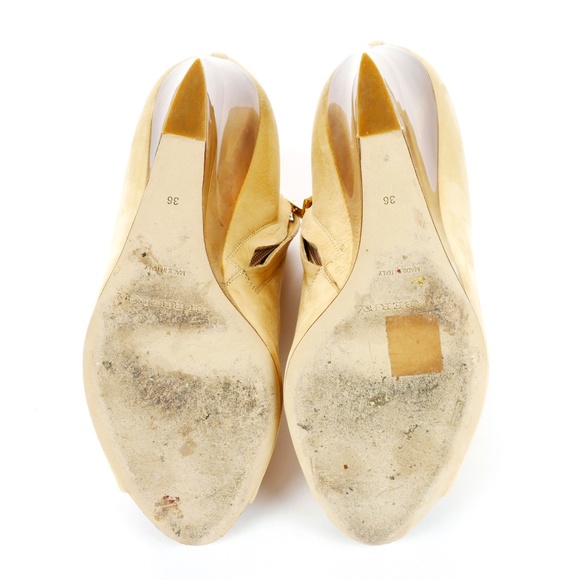 Burberry Prorsum Keston Lucite Wedge Boots - 36 - Picture 9 of 12